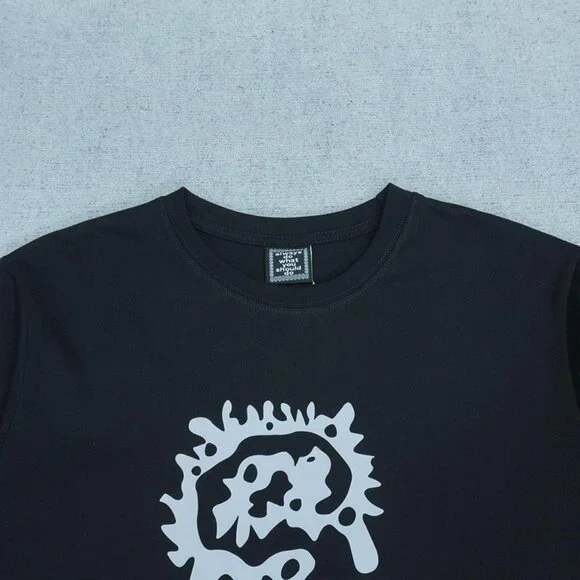 Always Black Statement Graphic Short Sleeve T Shirt